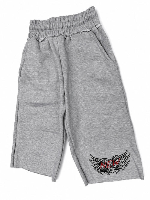 Gray "Capri" Shorts