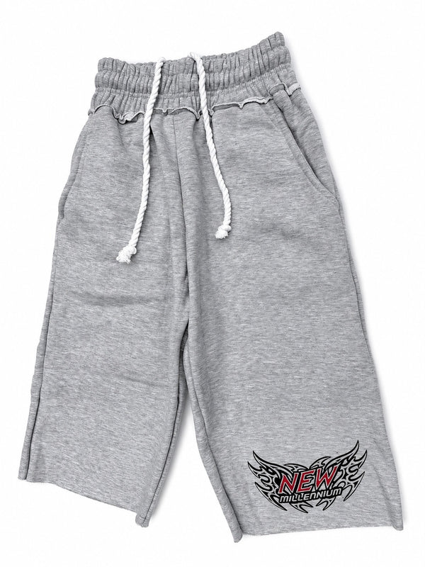 Gray "Capri" Shorts
