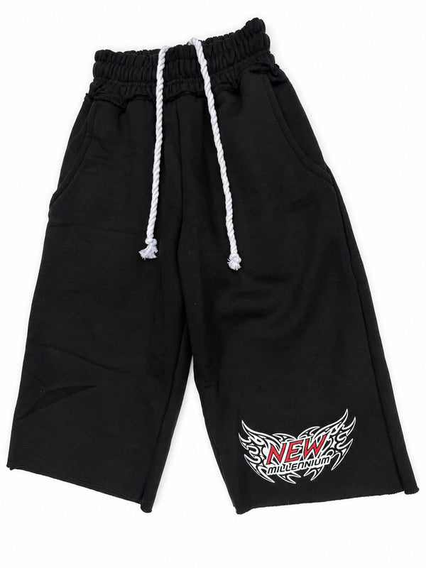 Black "Capri" Shorts