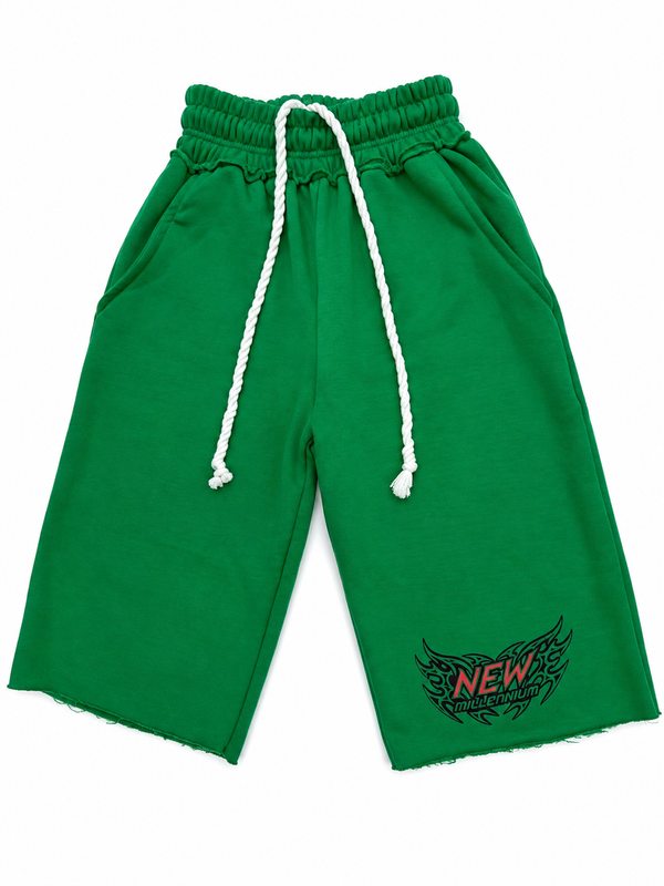 Green "Capri" Shorts